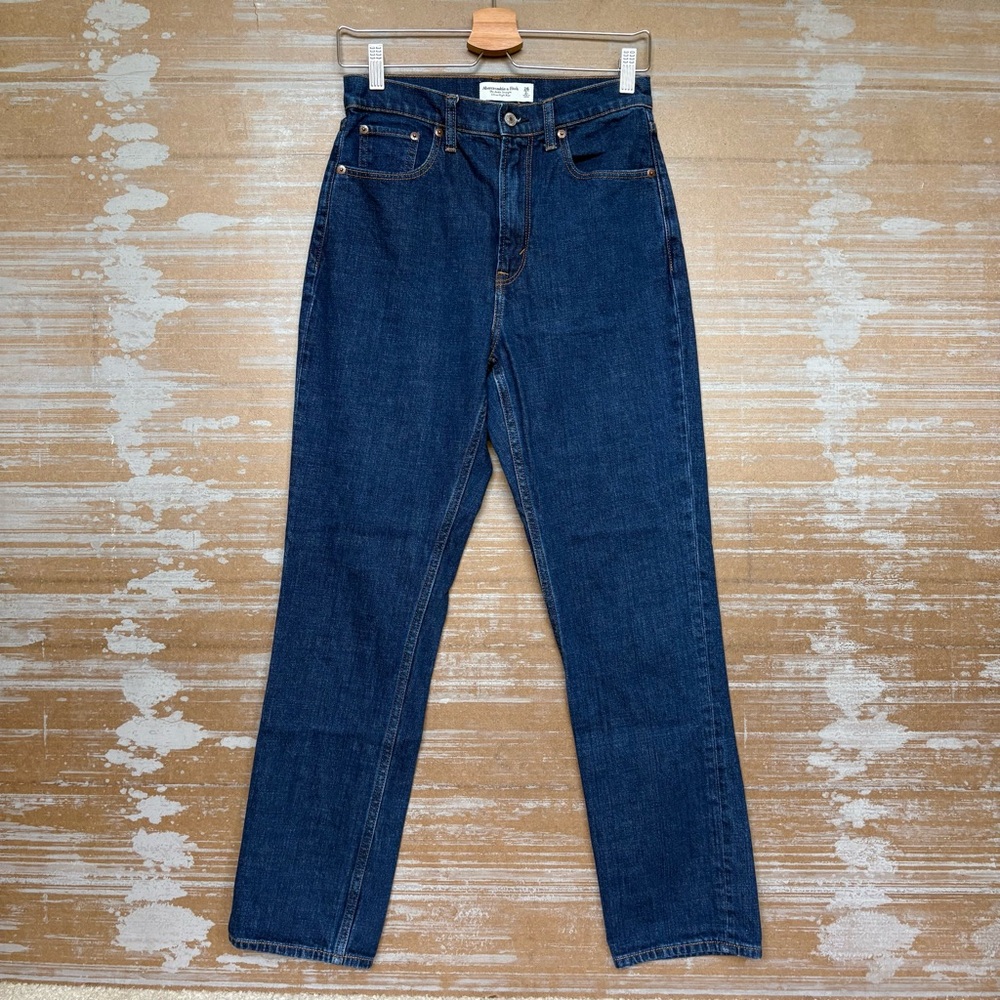 Abercrombie & Fitch The Ankle Straight Ultra High Rise Jean Curve Love Womens 2L